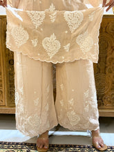 Load image into Gallery viewer, Chikankari Crepe Pallazo Set
