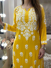 Load image into Gallery viewer, Yellow Pallazo Set
