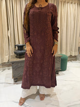 Load image into Gallery viewer, Crepe silk kurta
