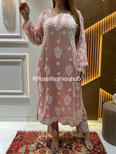Load image into Gallery viewer, Chikankari Georgette Pant Set
