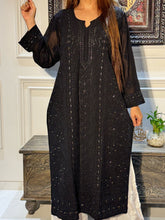 Load image into Gallery viewer, Chikankari Viscose Badla Kurti
