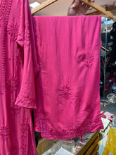 Load image into Gallery viewer, Chikankari Modal Pallazo Set
