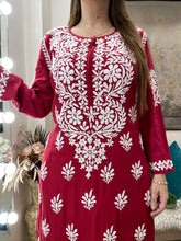 Load image into Gallery viewer, Red Kurti
