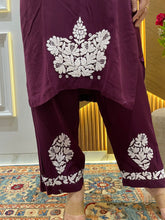 Load image into Gallery viewer, Chikankari Ryon Co-ord Set
