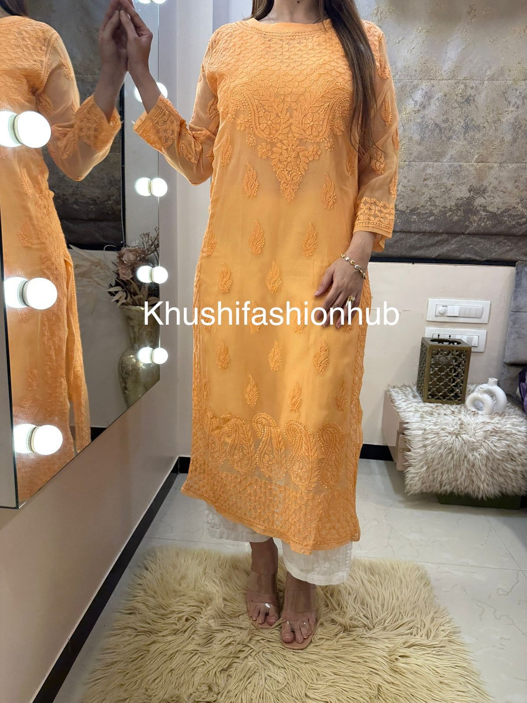 Orange Kurti