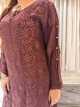 Load image into Gallery viewer, Crepe silk kurta
