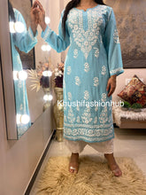 Load image into Gallery viewer, Blue Kurti
