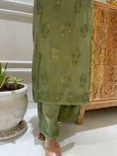 Load image into Gallery viewer, Chikankari Modal Pallazo Set
