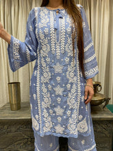 Load image into Gallery viewer, Chikankari Muslin Cord Set
