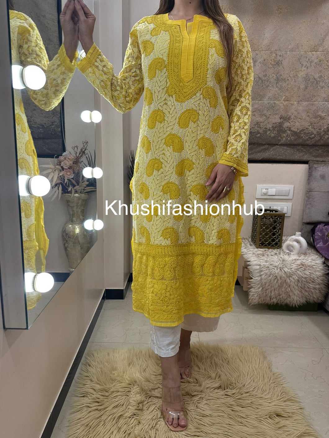 Yellow Kurti