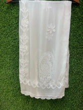 Load image into Gallery viewer, Chikankari Chiffon Dupatta

