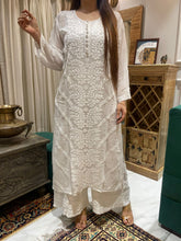 Load image into Gallery viewer, Chikankari Viscose Georgette Kurti

