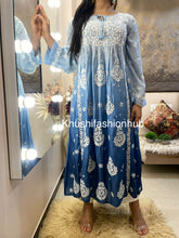Load image into Gallery viewer, Blue Umbrella Kurti
