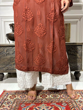 Load image into Gallery viewer, Chikankari Viscose Georgette Kurti
