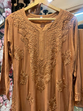 Load image into Gallery viewer, Chikankari Ryon Pallazo Set
