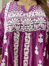 Load image into Gallery viewer, Purple Short Kurti
