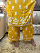 Load image into Gallery viewer, Yellow Pallazo Set
