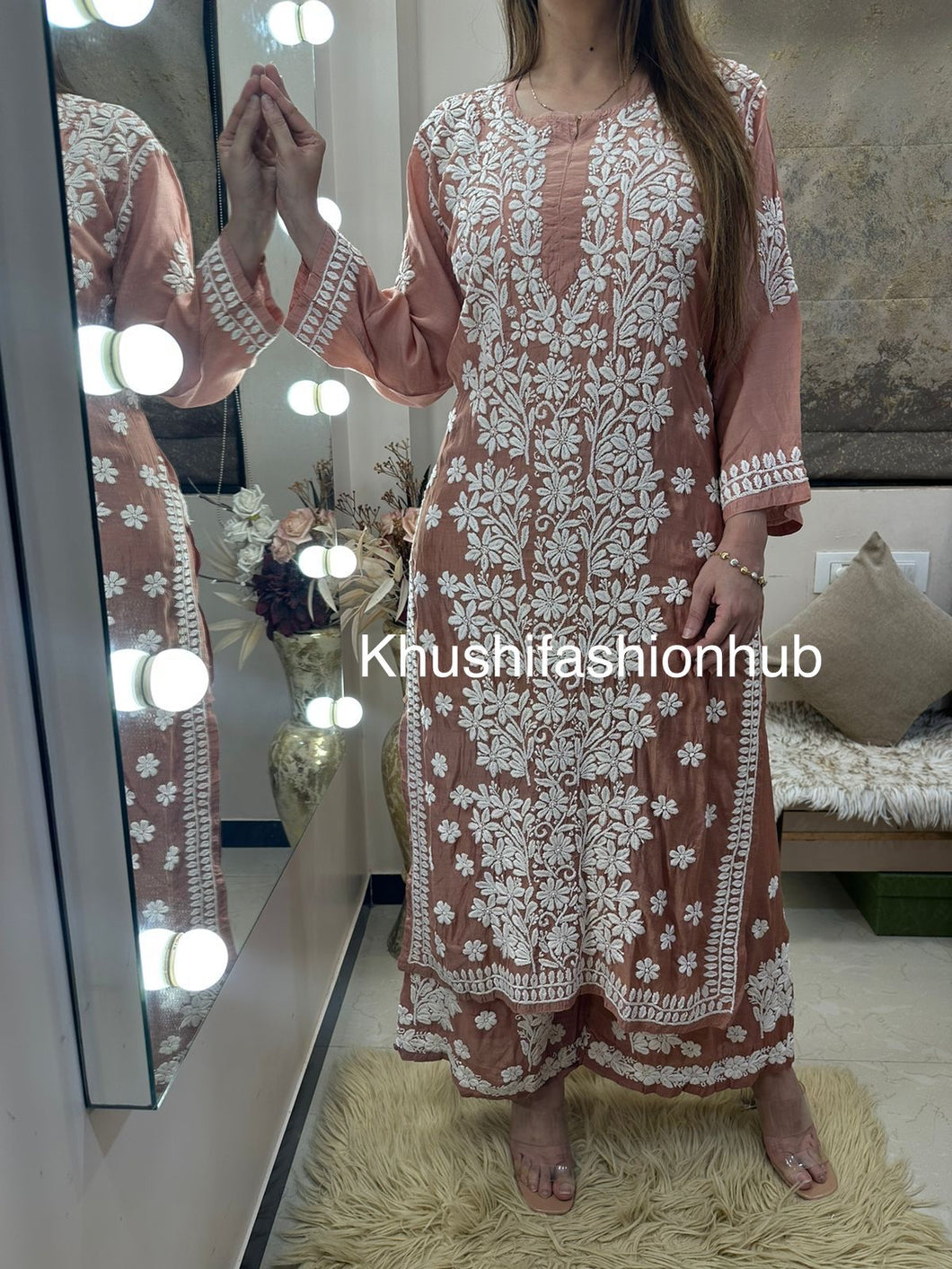 Brown Pallazo Set