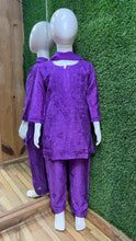 Load image into Gallery viewer, Chikankari Chanderi Kid Set

