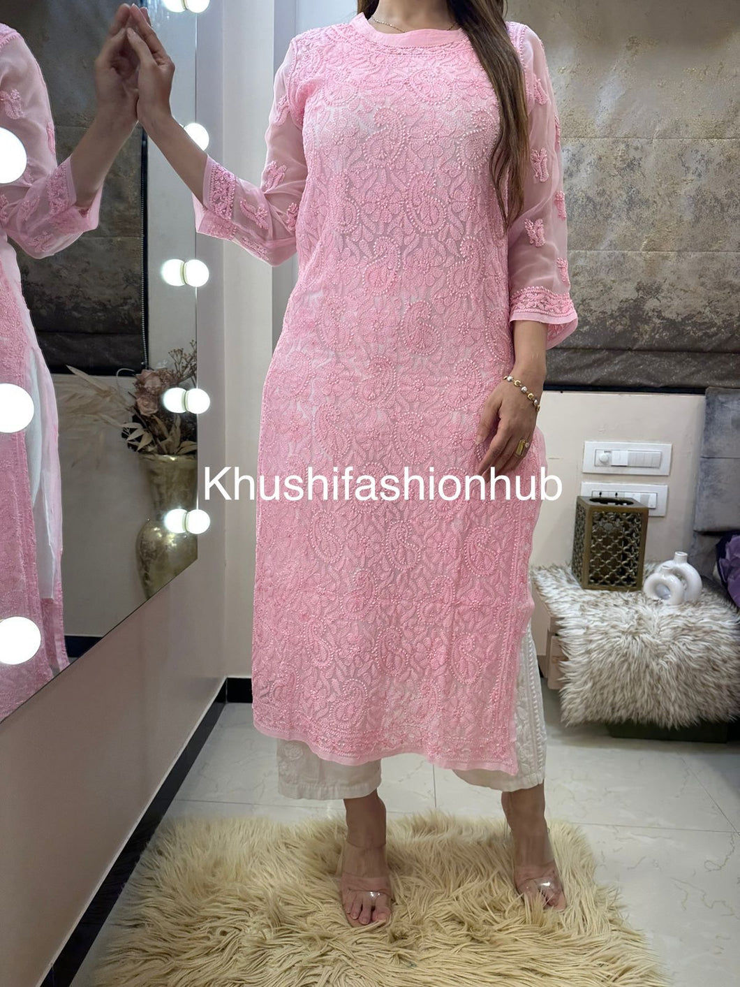 Pink Kurti