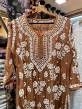 Load image into Gallery viewer, Chikankari Muslin Kurti
