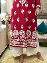 Load image into Gallery viewer, Red Kurti
