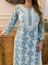 Load image into Gallery viewer, Chikankari Muslin Cutwork Kurta
