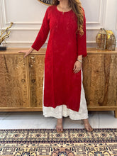 Load image into Gallery viewer, Chikankari Self Work Kurta
