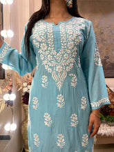 Load image into Gallery viewer, Blue Kurti
