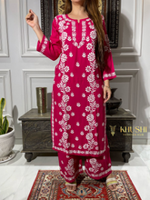 Load image into Gallery viewer, Chikankari Modal Pallazo Set
