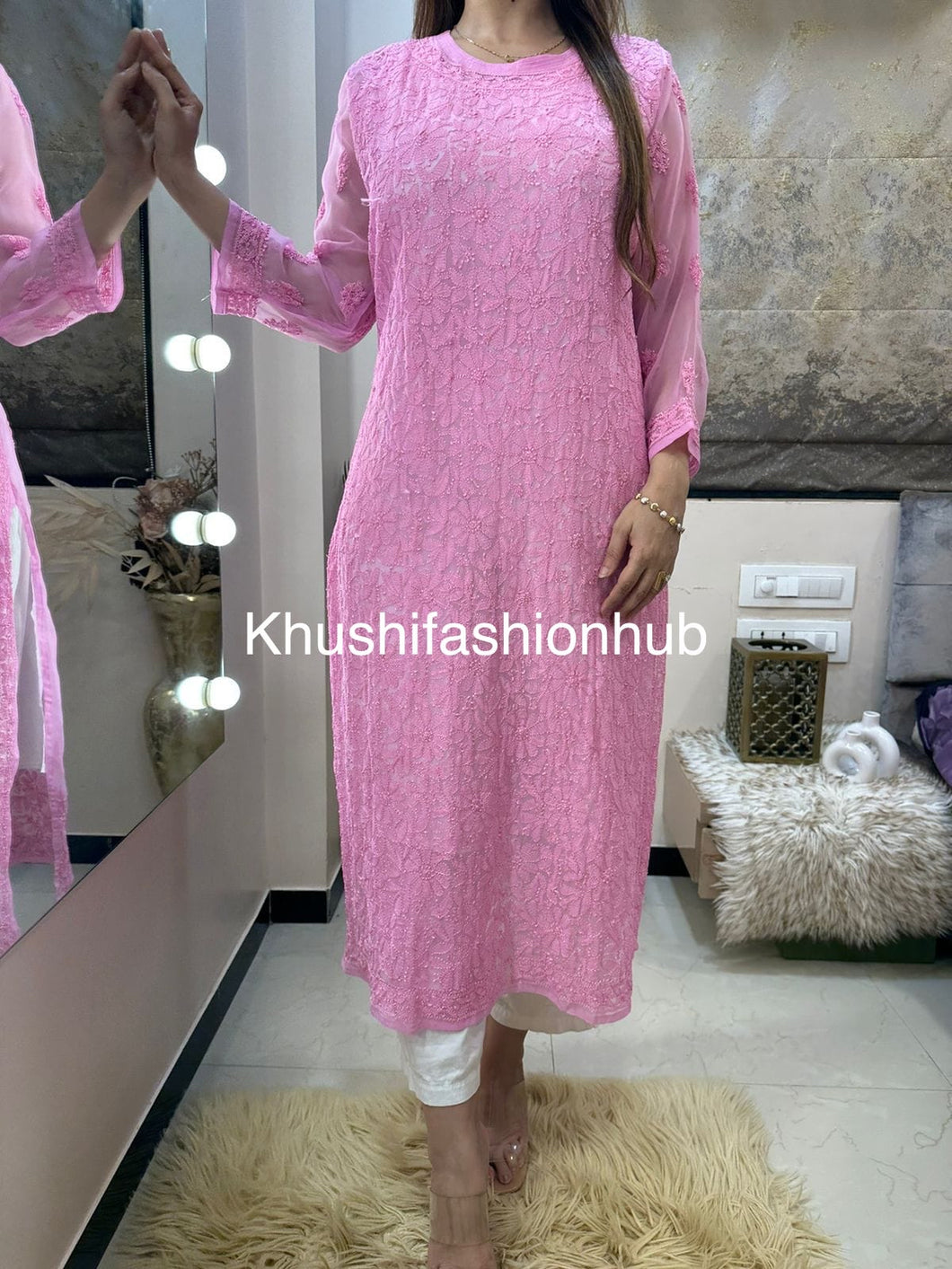 Pink Kurti