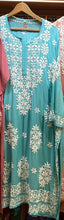 Load image into Gallery viewer, Turquoise Blue Kurti
