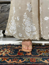 Load image into Gallery viewer, Chikankari Silk Crepe Pallazo Set
