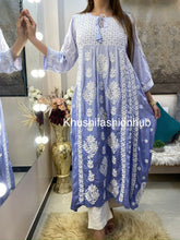 Load image into Gallery viewer, Ink Blue Kurti
