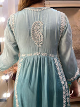 Load image into Gallery viewer, Sea Green Kurti
