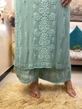 Load image into Gallery viewer, Sea Green Pallazo Set
