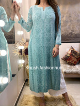 Load image into Gallery viewer, Blue Kurti

