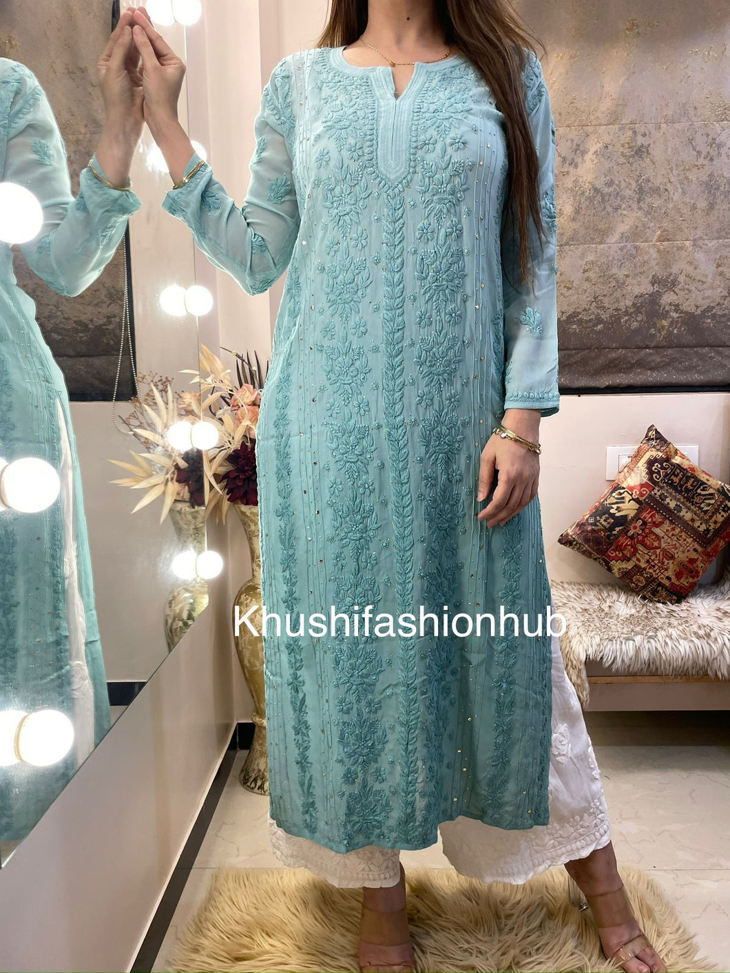 Blue Kurti