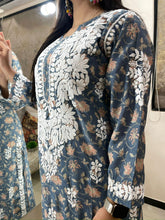 Load image into Gallery viewer, Blue Printed Kurti
