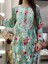 Load image into Gallery viewer, Sea Green Pallazo Set
