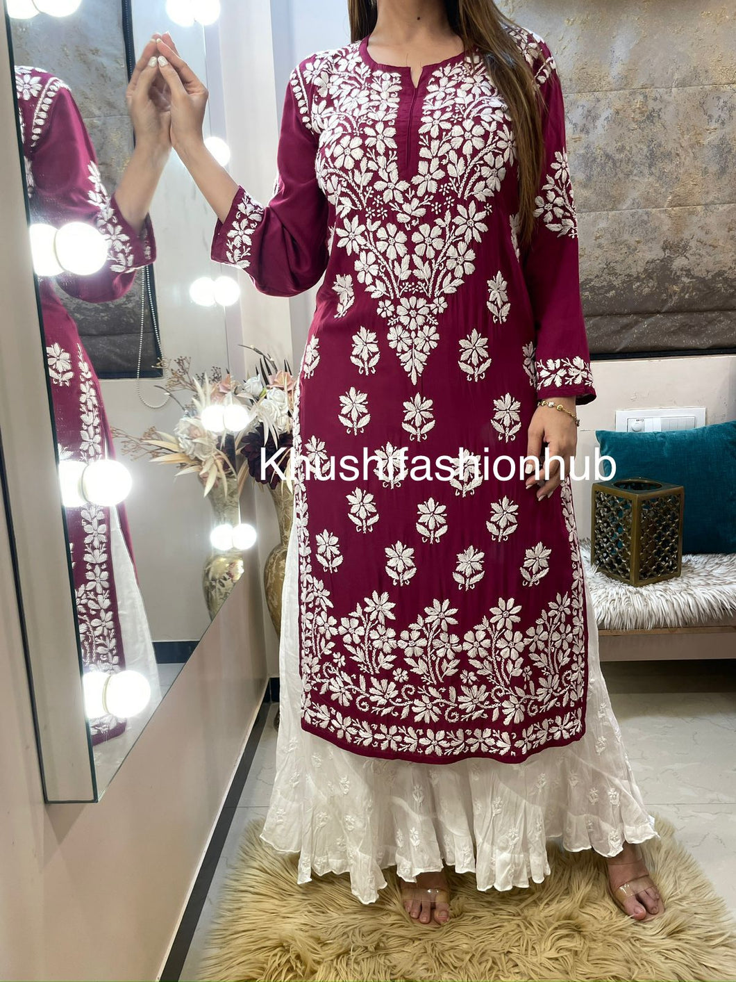 Magenta Pink Kurti