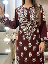 Load image into Gallery viewer, Deep Brown Kurti
