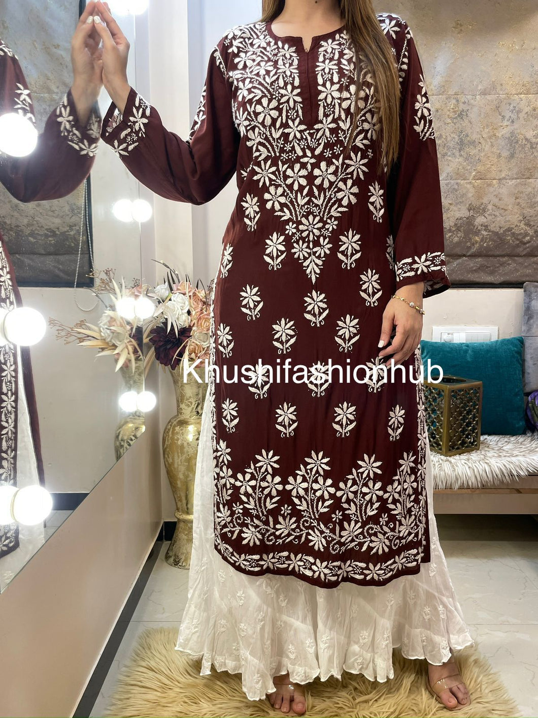 Deep Brown Kurti