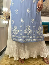 Load image into Gallery viewer, Ice Blue Kurti
