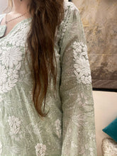 Load image into Gallery viewer, Green Short Kurti
