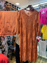 Load image into Gallery viewer, Chikankari Muslin Palazzo Set

