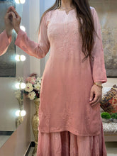 Load image into Gallery viewer, Nude Pink Gharara Set
