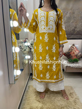 Load image into Gallery viewer, Mustard Yellow Kurti
