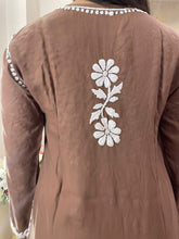 Load image into Gallery viewer, Brown Short Kurti
