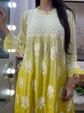 Load image into Gallery viewer, Yellow Shaded Kurti
